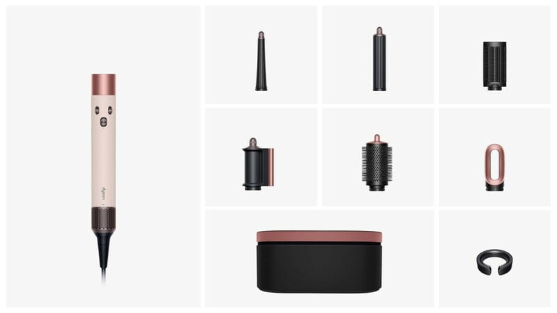 Прилад для укладання волосся Dyson HS08 Airwrap ID Ceramic Pink/Rose Gold (601848-01)