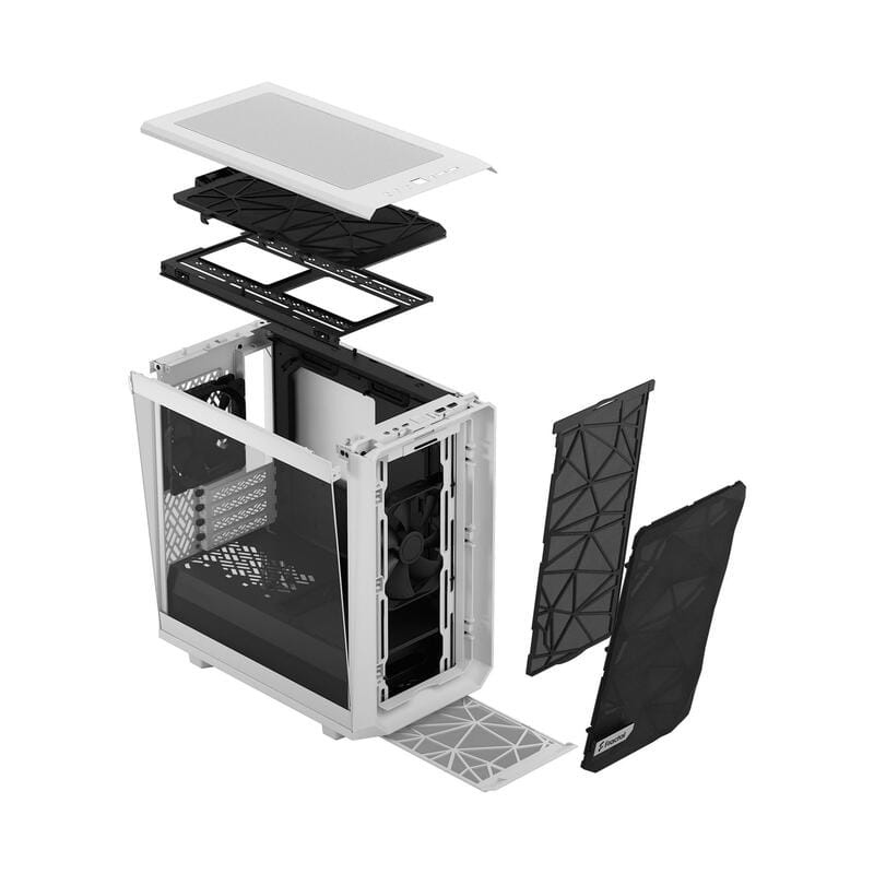 Корпус Fractal Design Meshify 2 Mini White TG Clear Tint (FD-C-MES2M-02)