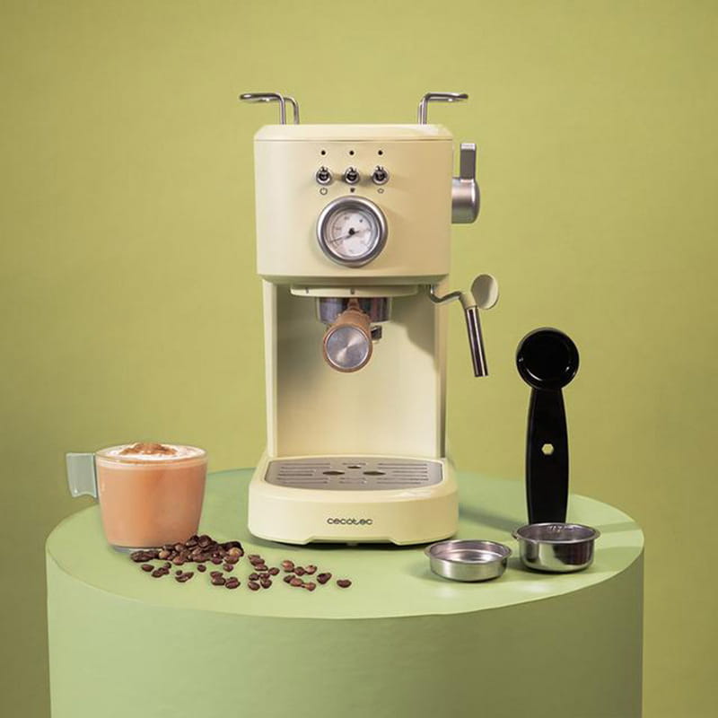 Кофеварка Cecotec Power Espresso 20 Retro Green (CCTC-01723)
