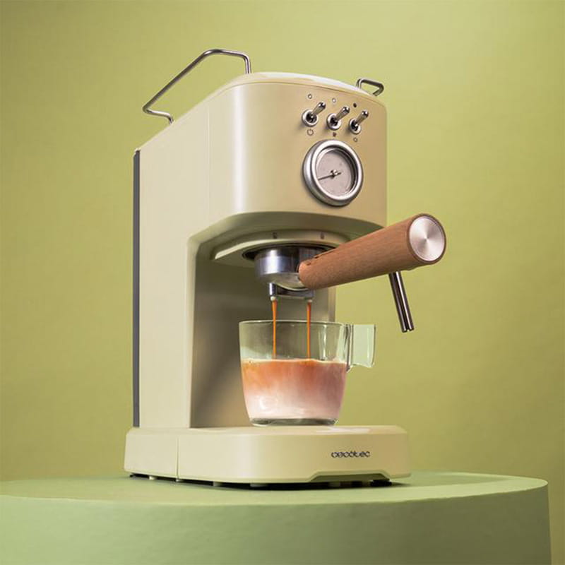 Кофеварка Cecotec Power Espresso 20 Retro Green (CCTC-01723)