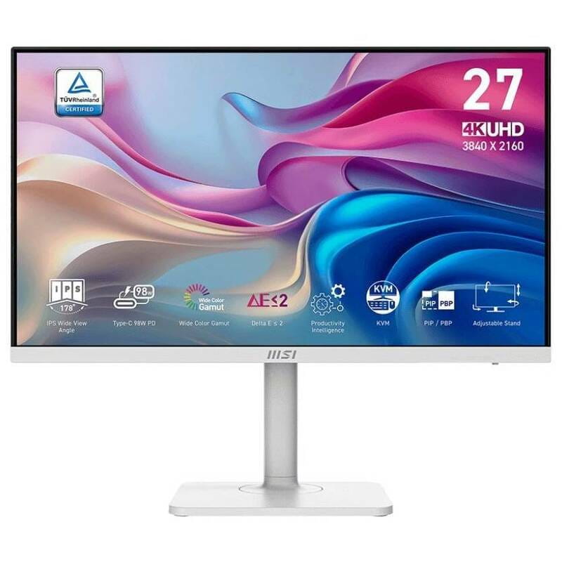 Монитор MSI 27" Modern MD272UPHW IPS White