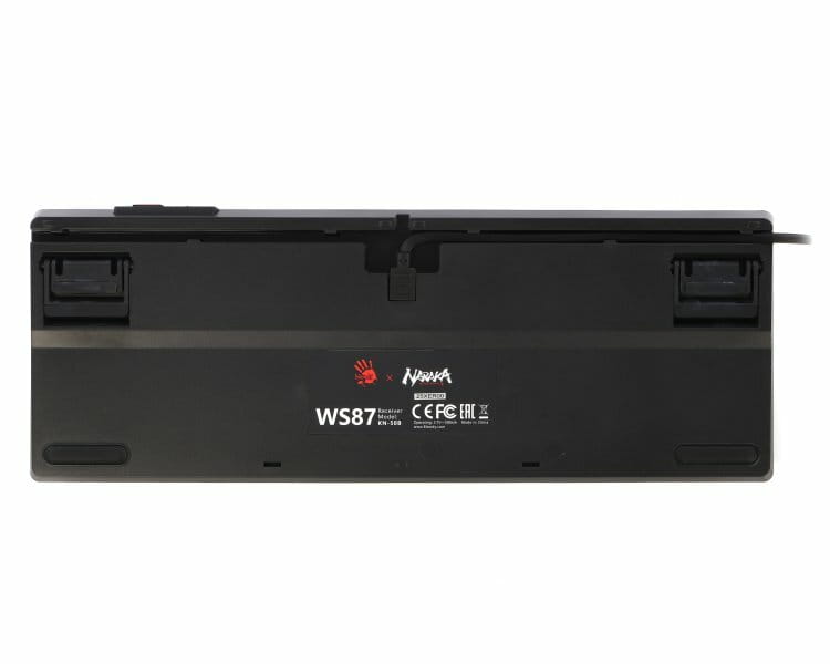Клавіатура бездротова Bloody WS87 RGB Naraka Black