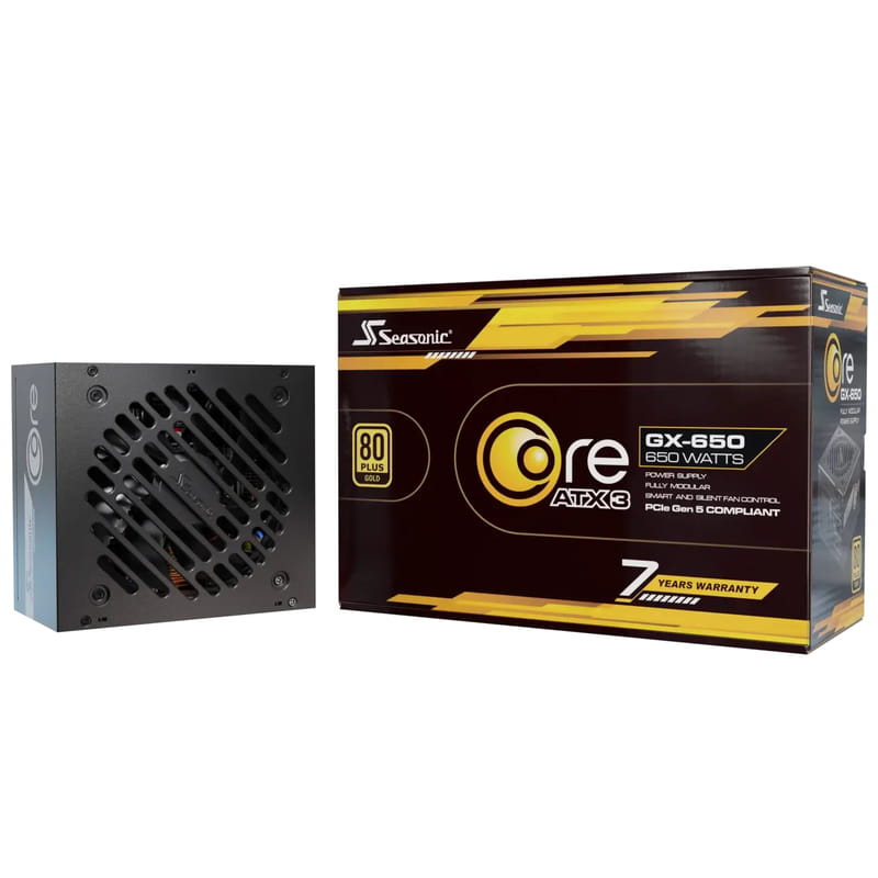 Блок живлення Seasonic Core GX-650 ATX 3.1 Black 650W