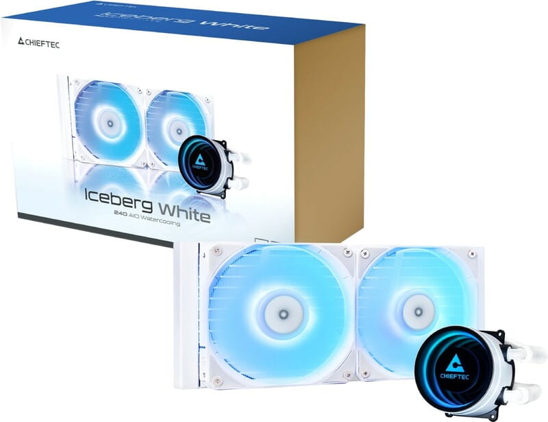Система водяного охлаждения Chieftec Iceberg 240 ARGB White (CLC-240-RGB-W)