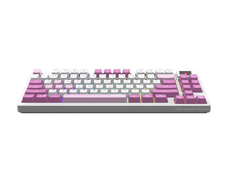 Клавіатура бездротова MSI Forge GK600 TKL Wireless Violet