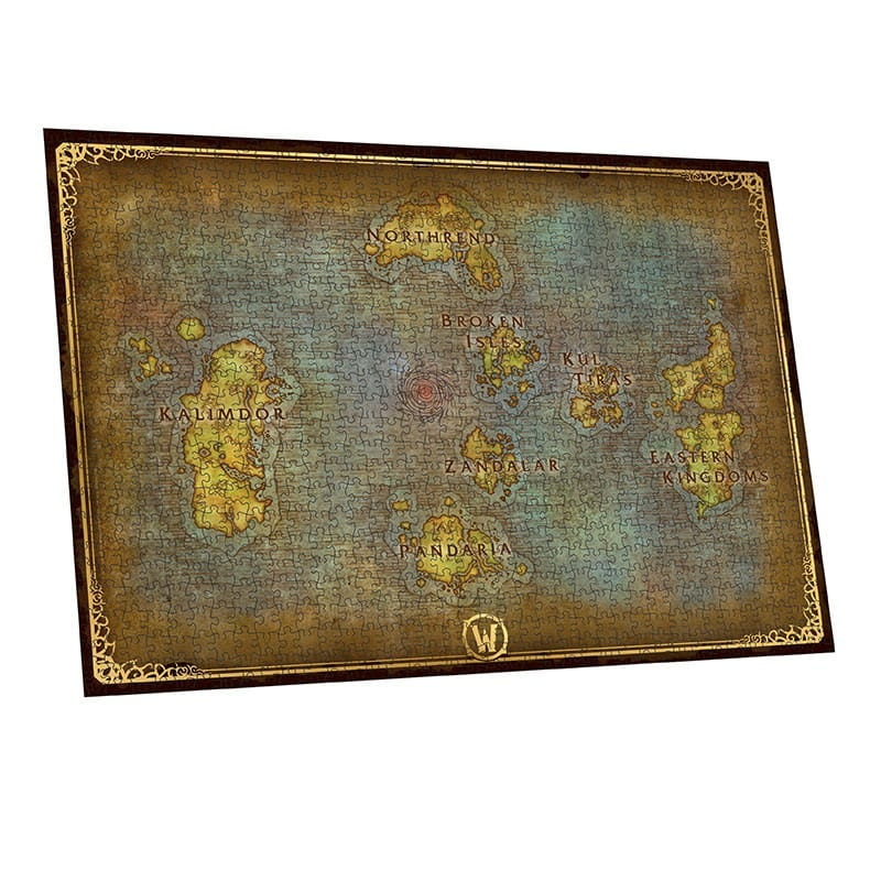 Пазл ABYstyle World of Warcraft Azeroth`s map 1000 pcs (ABYJDP011)
