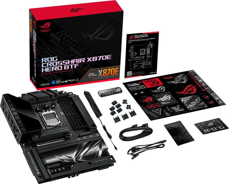 Материнская плата Asus ROG Crosshair X870E Hero BTF Socket AM5