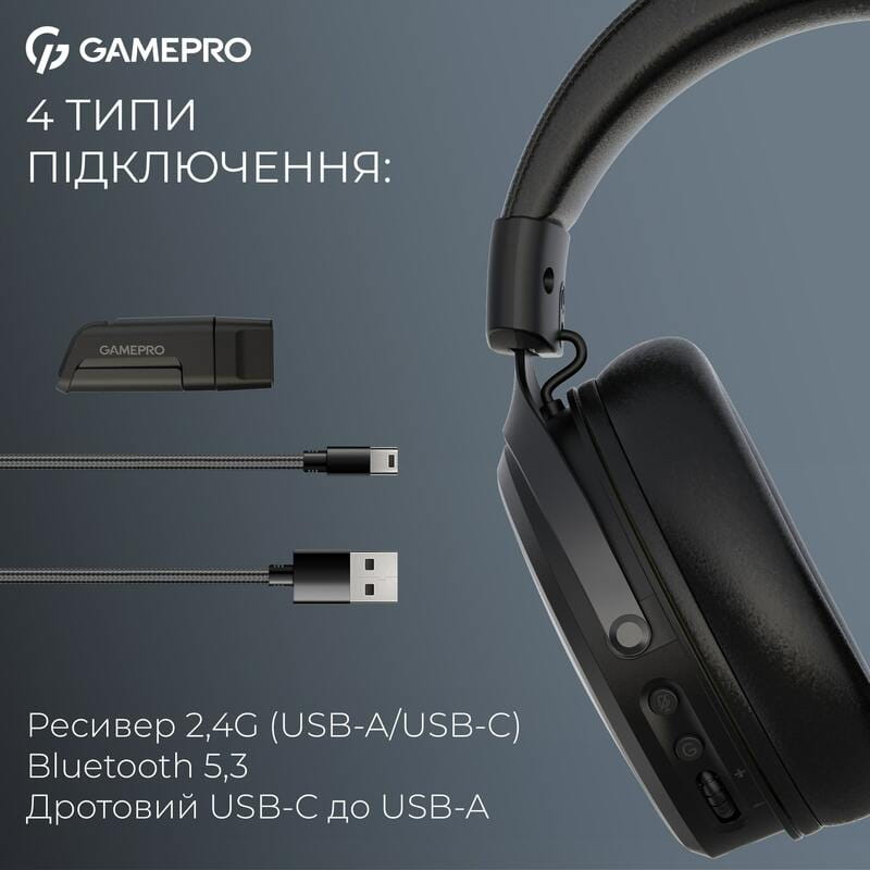 Гарнитура GamePro Asgard Skadi Black (HSW191B)