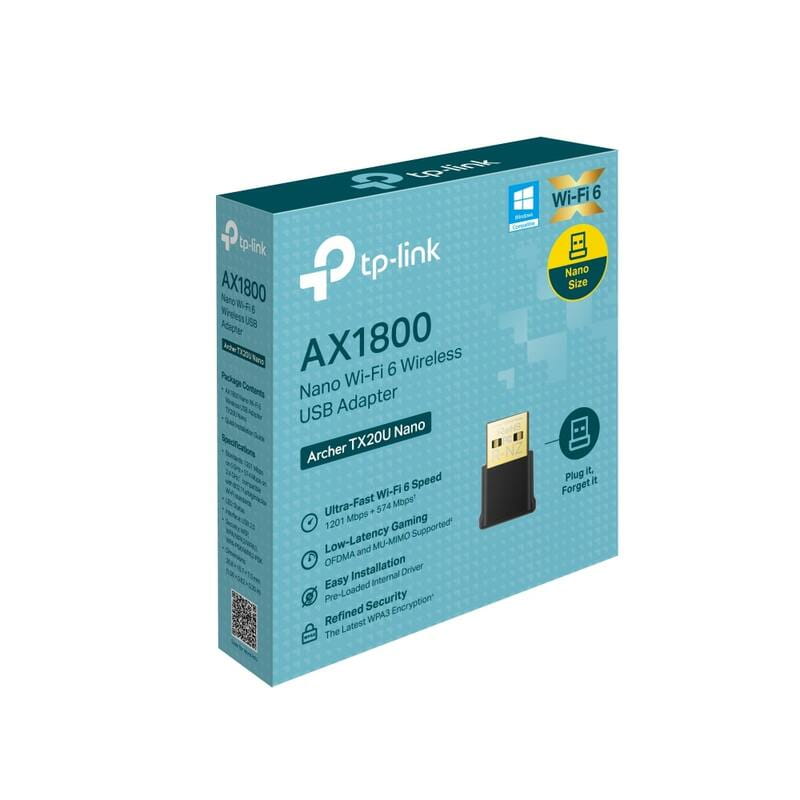 Бездротовий адаптер TP-Link Archer TX20U Nano