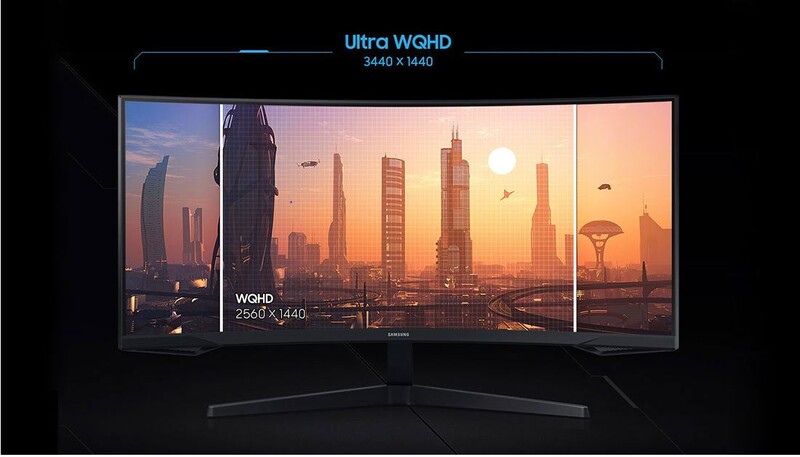 Монитор Samsung 34" Odyssey G5 (LC34G55TWWIXUA) VA Black Curved 165Hz