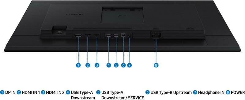 Монитор Samsung 27" S27D400 (LS27D400GAIXUA) IPS Black 100Hz