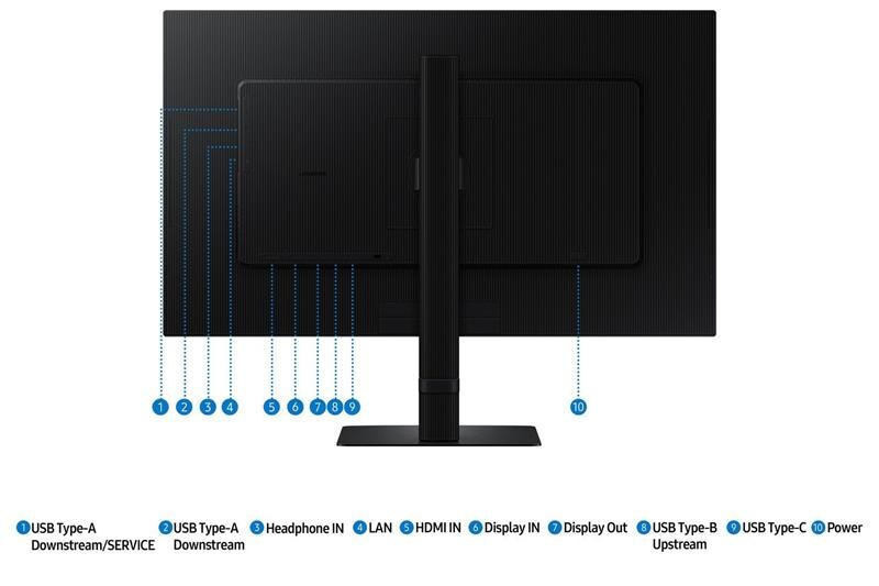 Монитор Samsung 27" ViewFinity S6 (LS27D604UAIXUA) IPS Black 100Hz
