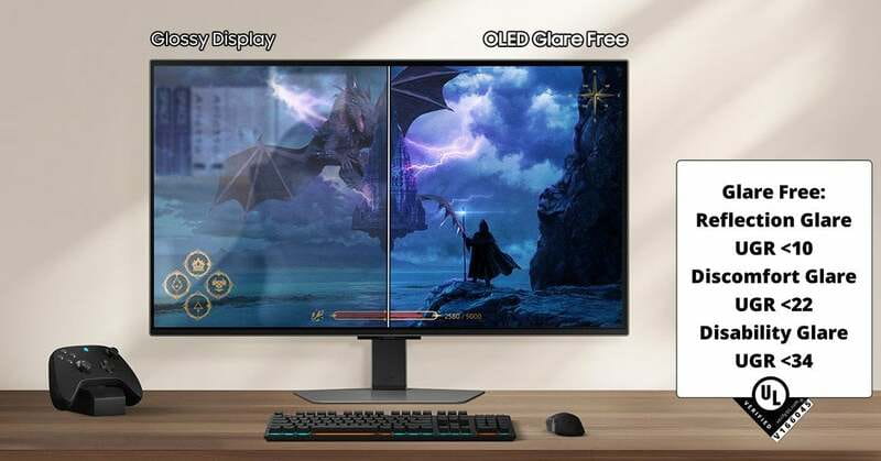 Монітор Samsung 27" Odyssey G8 G81SF (LS27FG812SIXUA) OLED Silver 240Hz