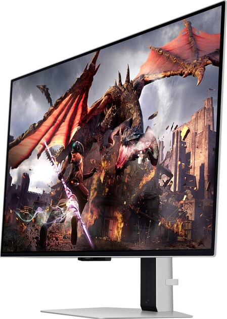 Монітор Samsung 32" Odyssey G80SD (LS32DG800SZXUA) OLED Black Curved 240Hz