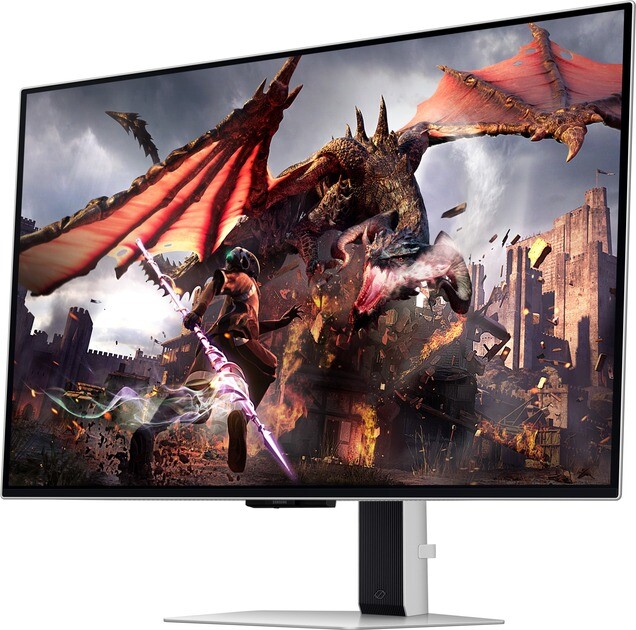 Монітор Samsung 32" Odyssey G80SD (LS32DG800SZXUA) OLED Black Curved 240Hz