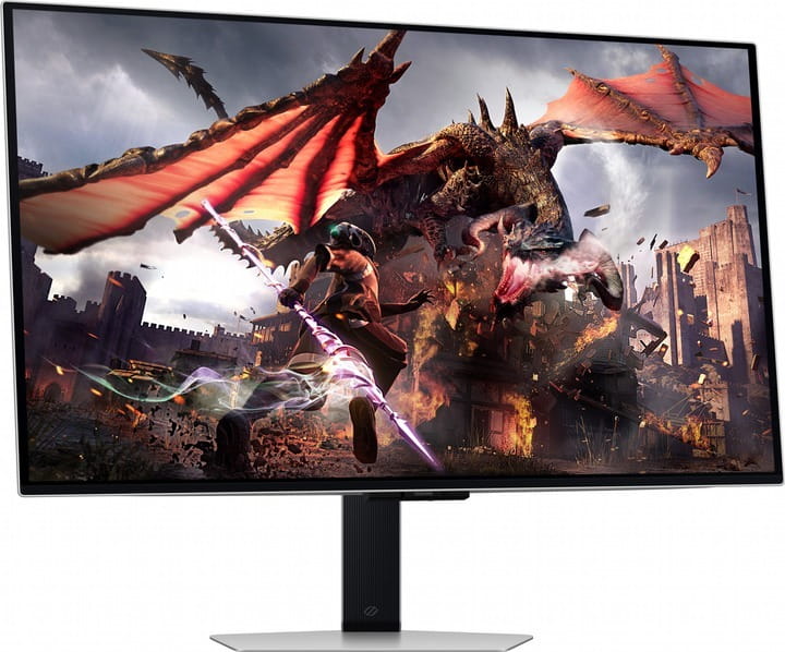 Монітор Samsung 32" Odyssey G80SD (LS32DG800SZXUA) OLED Black Curved 240Hz