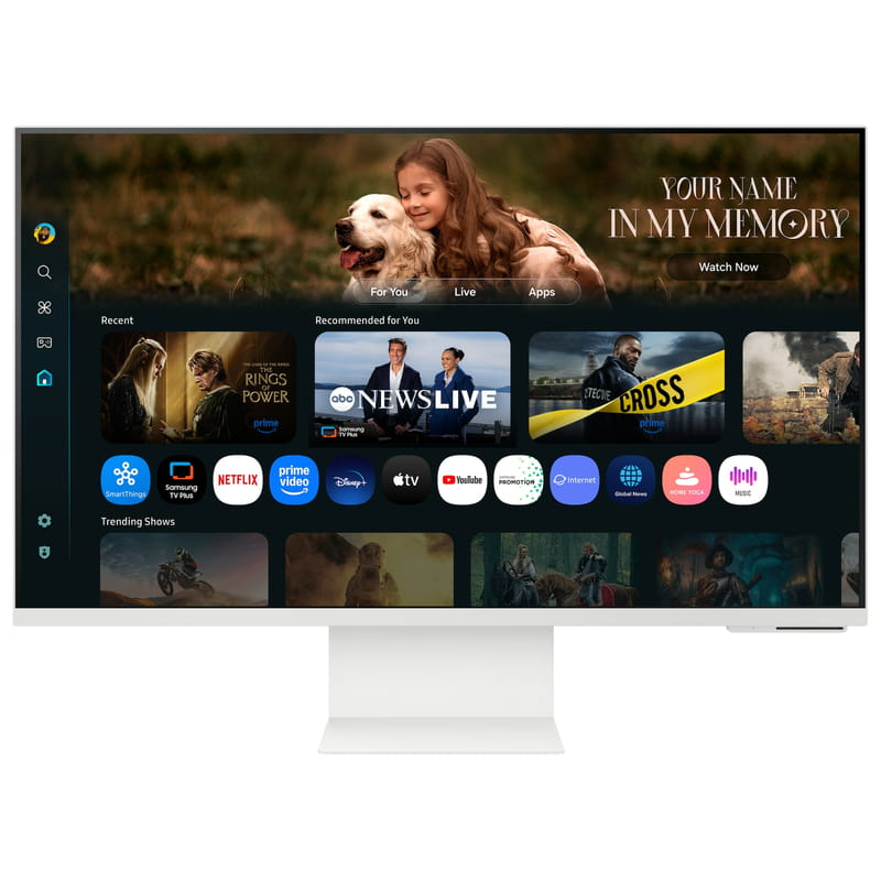 Монитор Samsung 32" Smart M8 (LS32FM803UZXUA) VA White