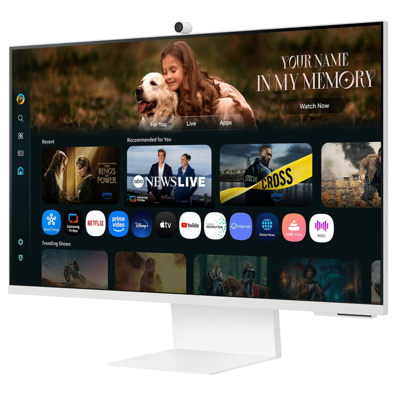 Монитор Samsung 32" Smart M8 (LS32FM803UZXUA) VA White