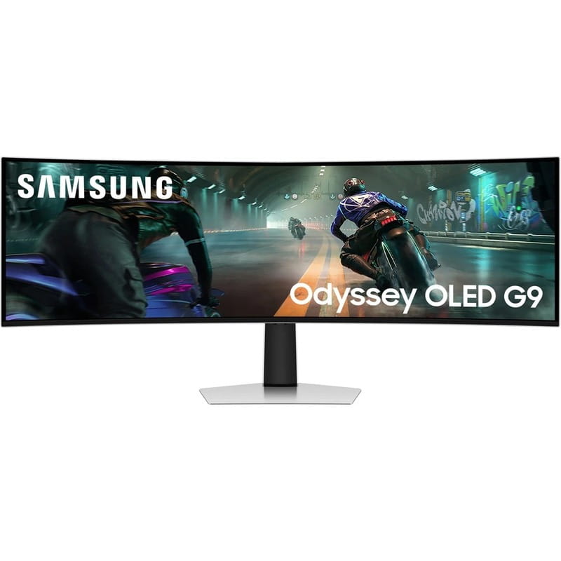 Монитор Samsung 48.7" Odyssey G9 49DG910 (LS49DG910SIXUA) OLED Silver Curved 144Hz