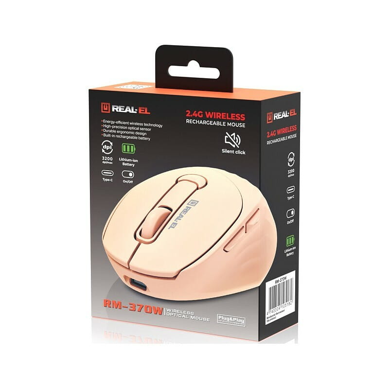 Миша бездротова REAL-EL RM-370W