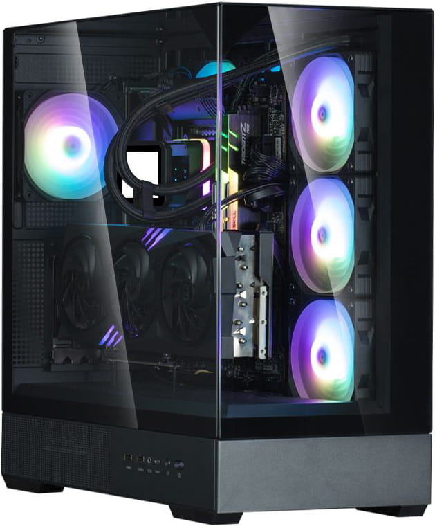 Корпус Zalman P40 Prism Plus Black без БЖ