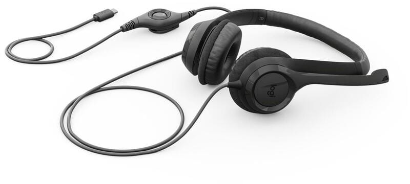 Гарнітура Logitech H390 USB-C Midnight Black (981-001576)
