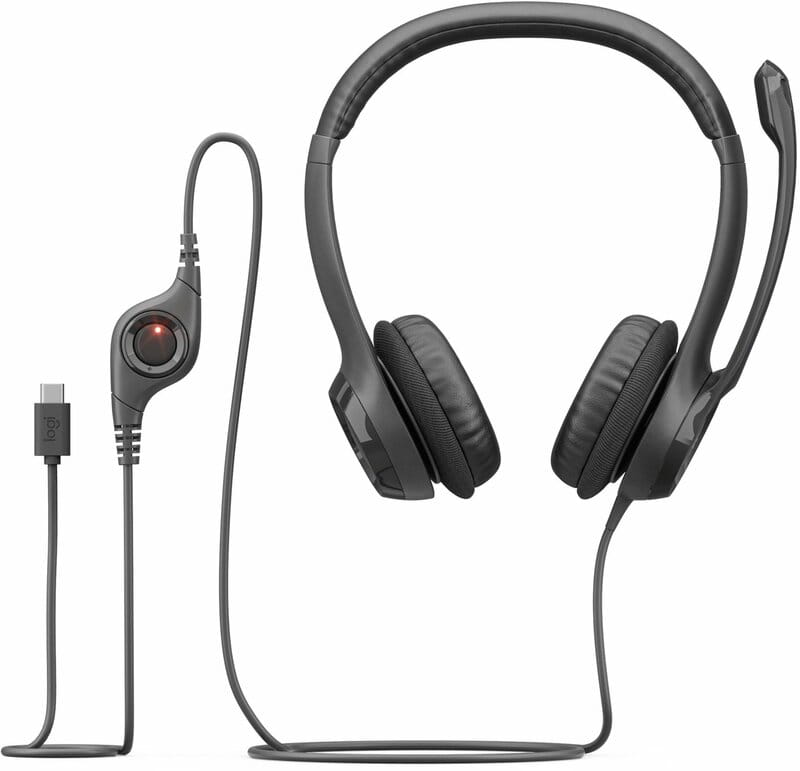 Гарнітура Logitech H390 USB-C Midnight Black (981-001576)