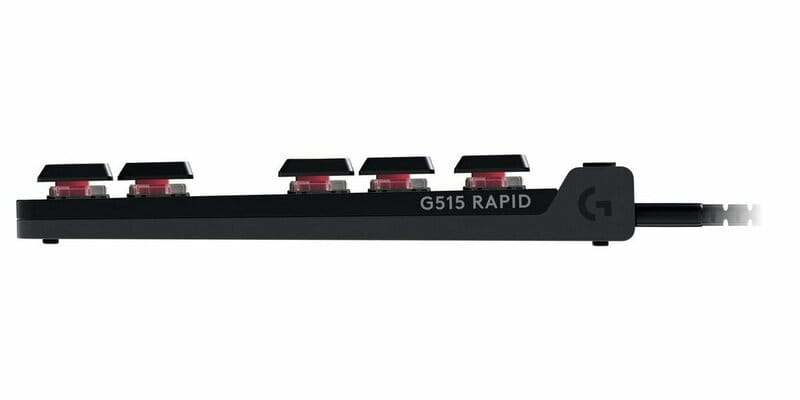 Клавiатура бездротова Logitech G515 Rapid TKL Black (920-013861)