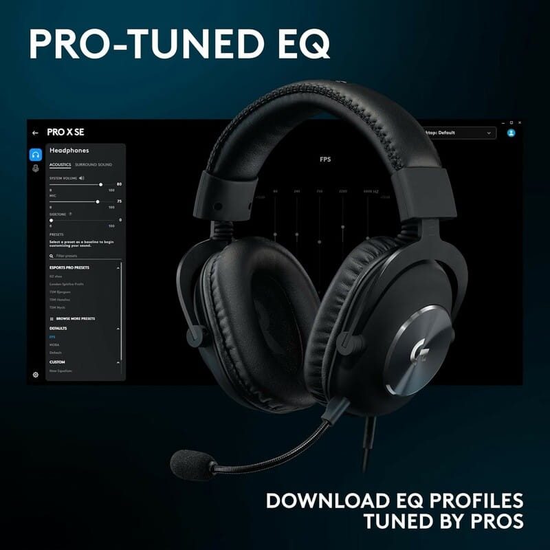 Гарнитура Logitech G Pro X SE Black (981-001470)