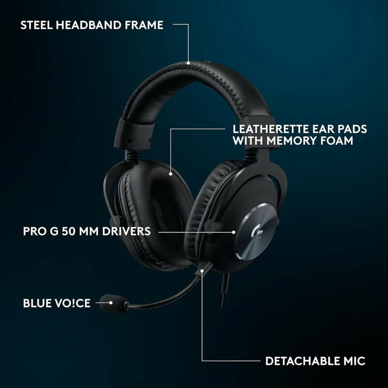 Гарнитура Logitech G Pro X SE Black (981-001470)