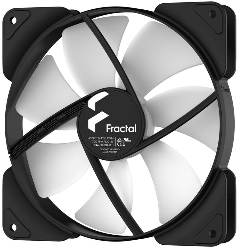 Вентилятор Fractal Design Aspect 14 RGB PWM Black Frame (FD-F-AS1-1405)