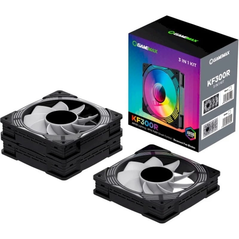 Вентилятор GameMax KF300R BK Black