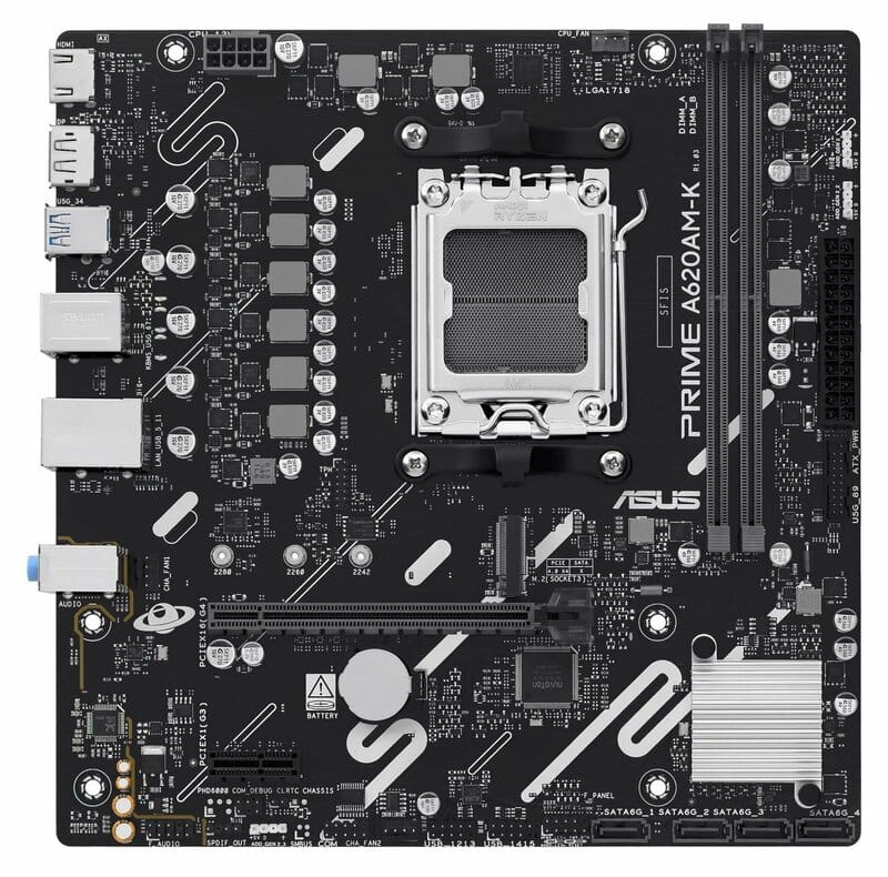 Материнська плата Asus Prime A620AM-K Socket AM5