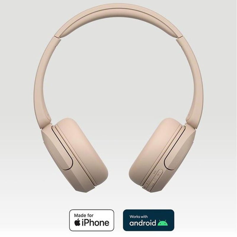 Bluetooth-гарнитура Sony WH-CH520 Beige (WHCH520C.CE7)