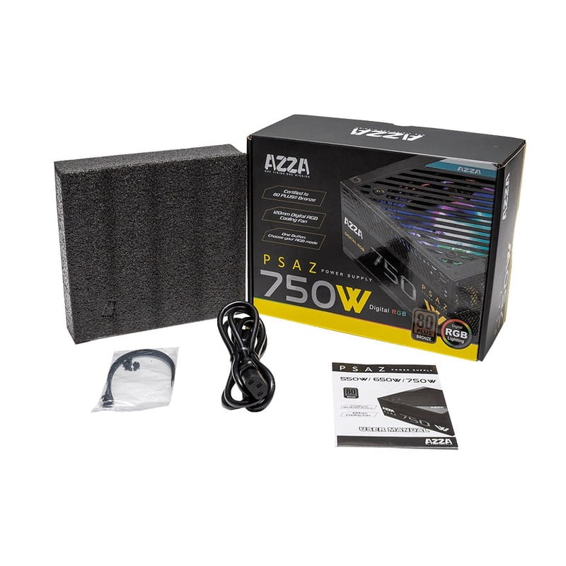 Блок питания AZZA PSAZ-750W ARGB 750W