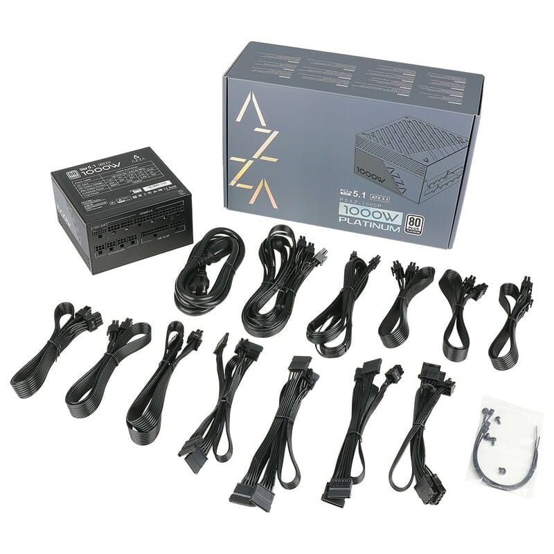 Блок питания AZZA PSAZ-1000P(ATX3.1) 1000W