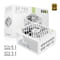 Фото - Блок живлення GameMax GX Pro 1250G 1250W White | click.ua