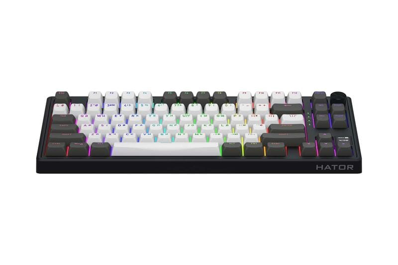Клавіатура бездротова Hator Skyfall 80 Pro Wireless Grey/Black (HTK4180UA)