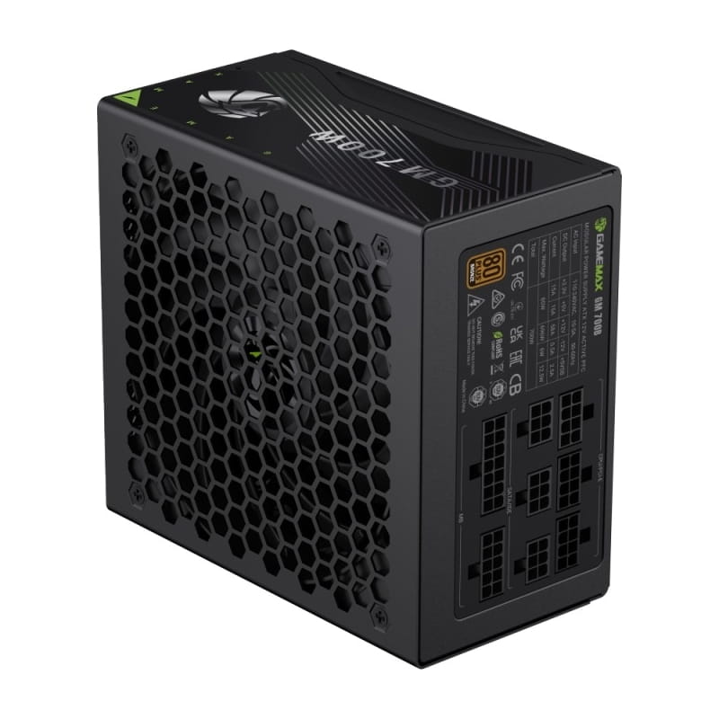 Блок живлення GameMax GM 700B Fully-modular New 700W Black