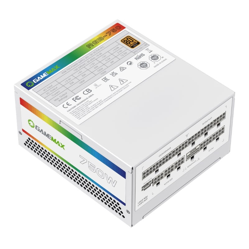 Блок питания GameMax RGB 750 Pro 750W White