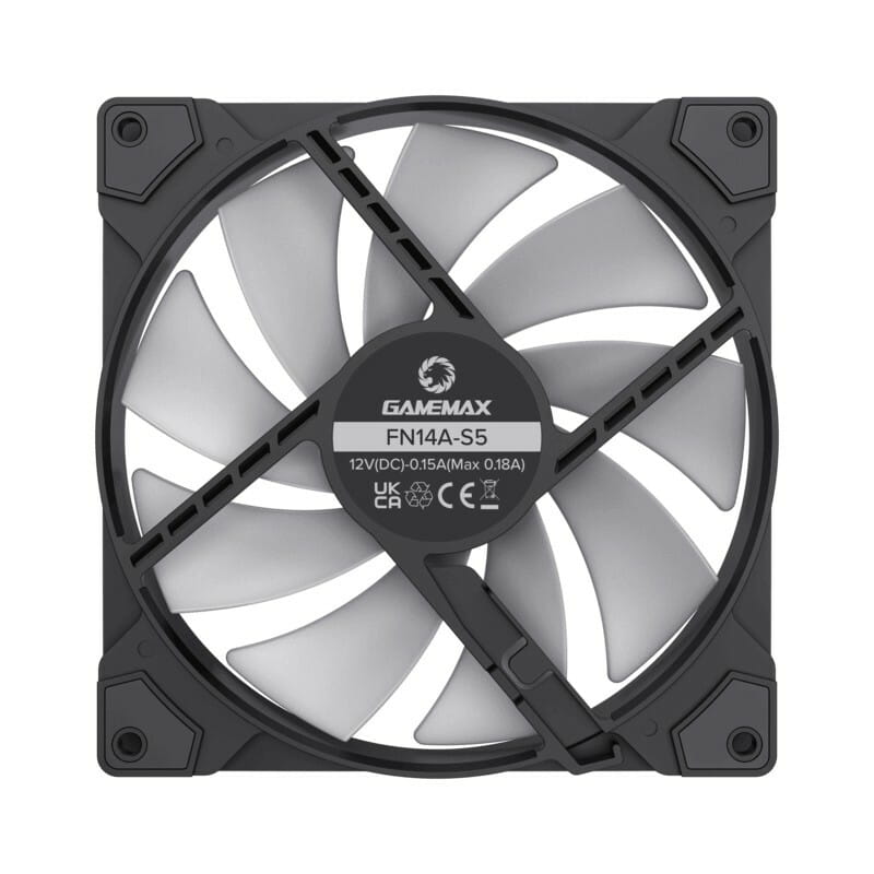 Вентилятор GameMax FN14A-S5 Black