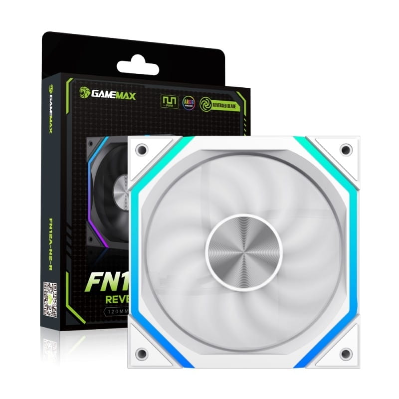 Вентилятор GameMax FN12A-N2-RW White