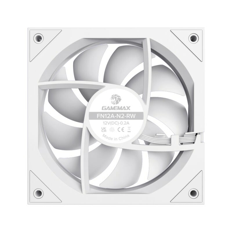 Вентилятор GameMax FN12A-N2-RW White