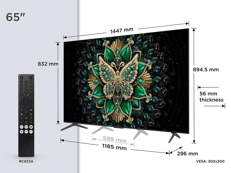 Телевизор TCL 65C6K