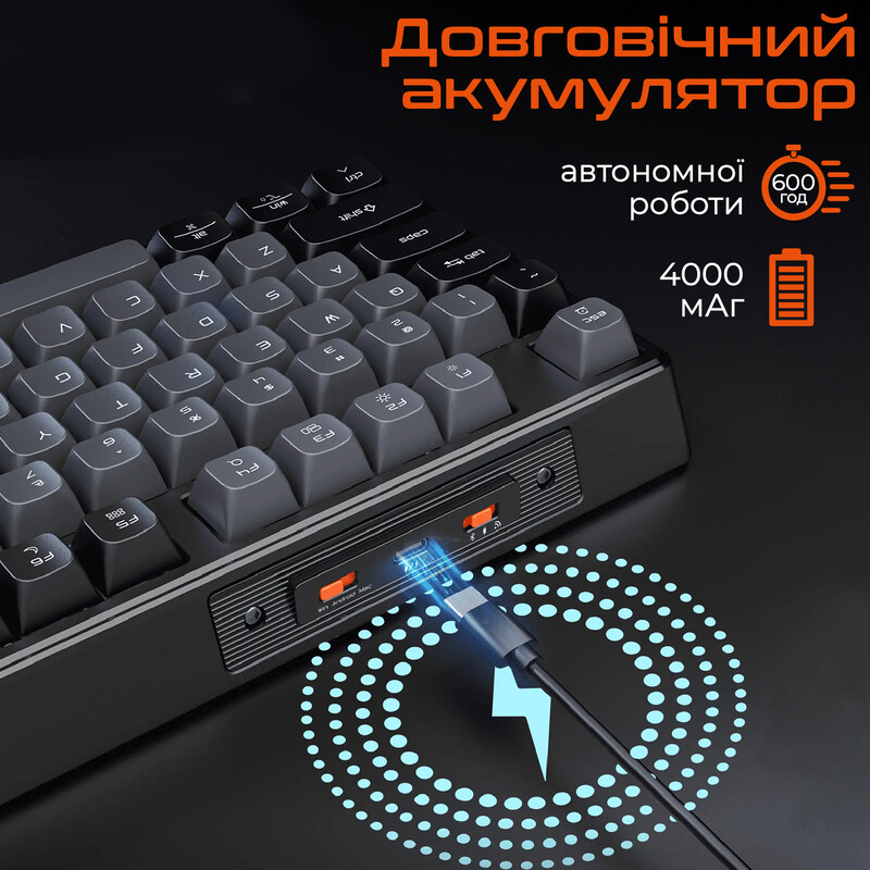 Клавиатура беспроводная Meetion MK14 Black (MT-MK14-A-RUA)
