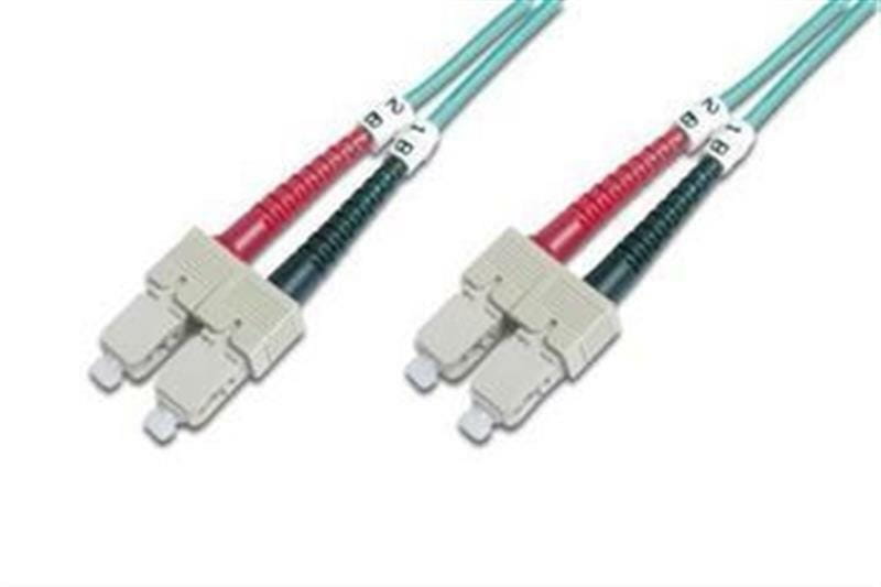 Оптический патч-корд Digitus SC/UPC-SC/UPC, 50/125, OM3, duplex, 2м (DK-2522-02/3)