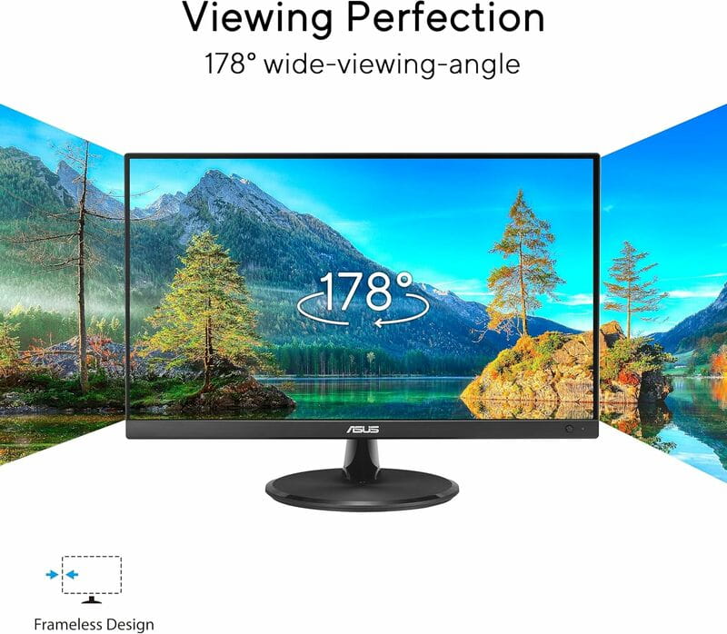 Монитор Asus 21.45" VP227HF (90LM0880-B01O71) VA Black 100Hz