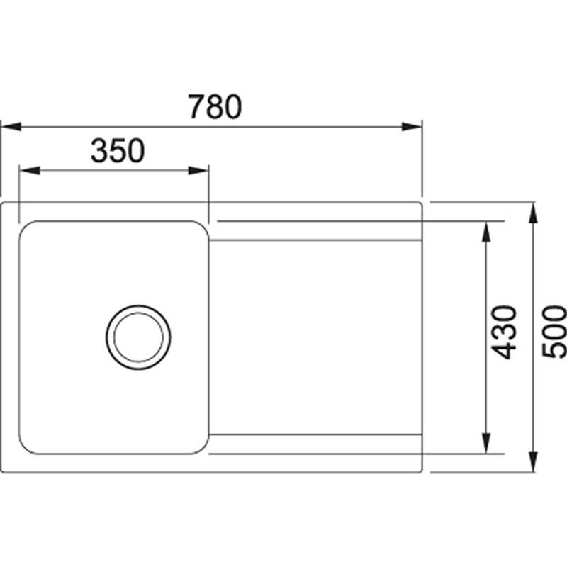 Кухонная мойка Franke Orion Tectonite OID 611-78 Черный (114.0498.031)