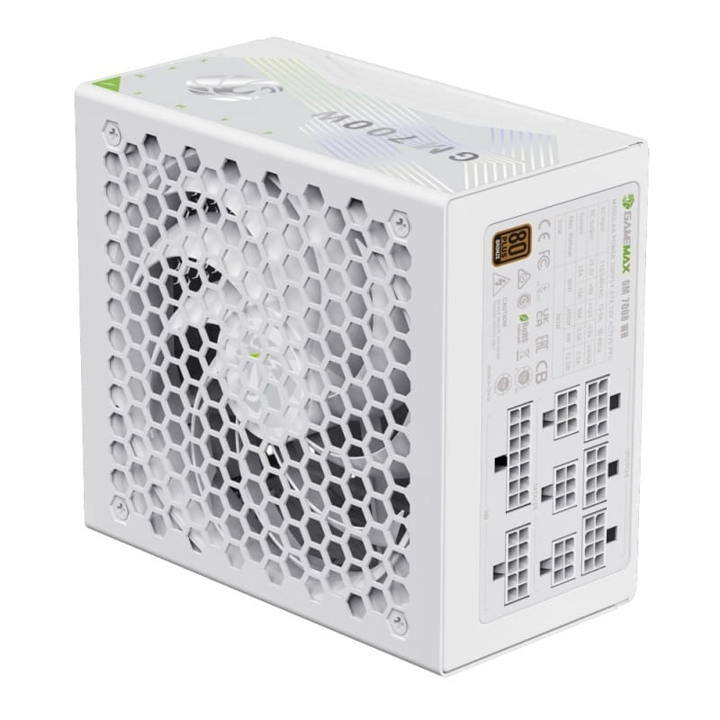 Блок живлення GameMax GM 700B WH Fully-modular New 700W White
