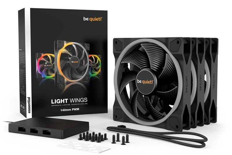 Вентилятор be quiet! Light Wings 140mm PWM Triple Pack (BL078)
